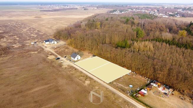 DZIAŁKA BEZPOŚREDNIO PRZY ŚCIANE LASU