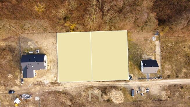 DZIAŁKA BEZPOŚREDNIO PRZY ŚCIANE LASU