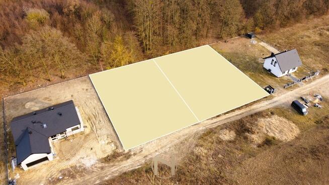 DZIAŁKA BEZPOŚREDNIO PRZY ŚCIANE LASU