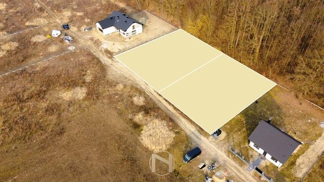 DZIAŁKA BEZPOŚREDNIO PRZY ŚCIANE LASU