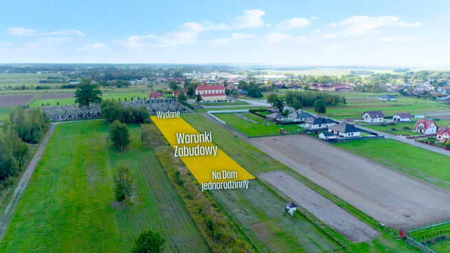 Działka 31 arów + Warunki Zabudowy - Trzeboś