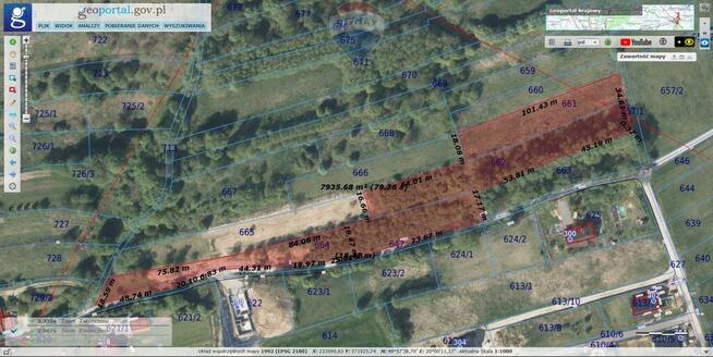 Budowlana działka w Podstolicach | 1432m2 PUM
