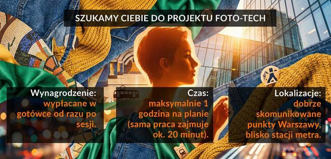 Zlecenie na 12.03 – sesja zdj. dla każdego, 1 godzina, 100zł