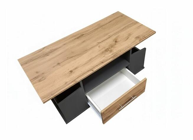 Stolik Kawowy Ława Junata Dąb Sonoma Antracyt 110cm