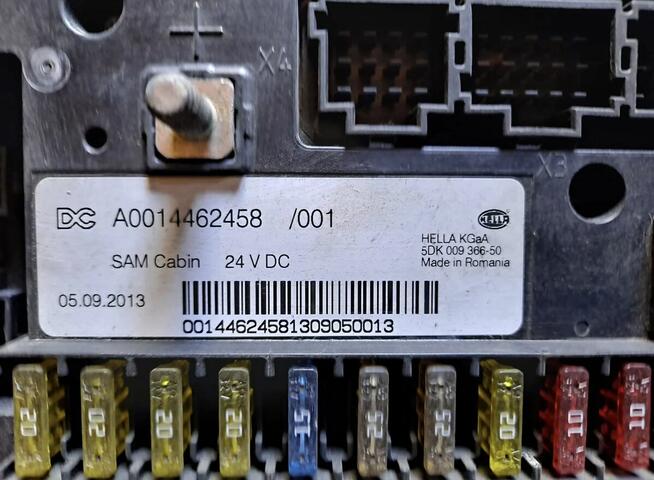 A0014462458 A0014462658 Skrzynka Tablica Modul Plyta bezpiec