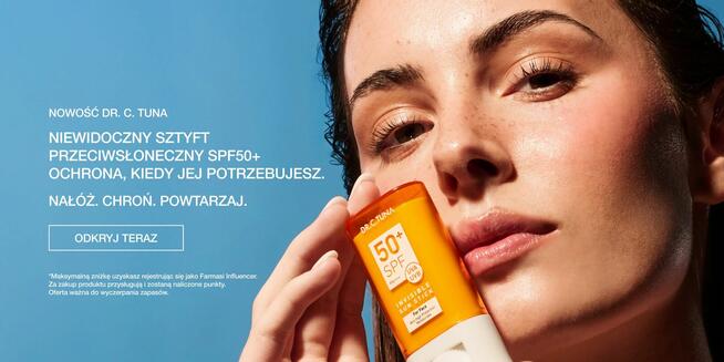 Dr. C. Tuna Przeciwsłoneczny sztyft do twarzy SPF 50