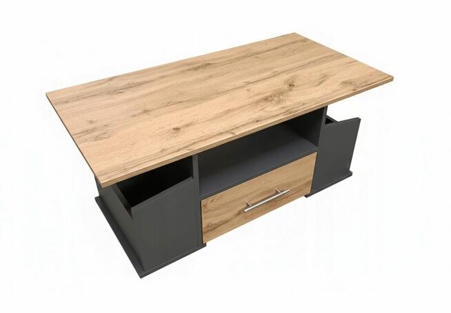 Stolik Kawowy Ława Junata Dąb Sonoma Antracyt 110cm