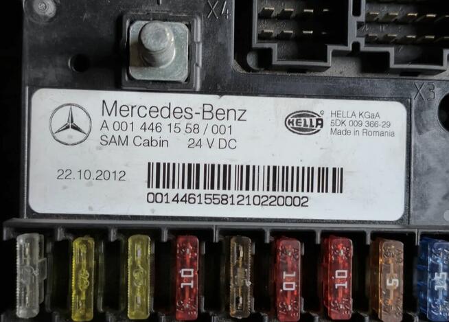 Skrzynka Tablica Modul Plyta bezpiecznikow A0014461458 A0014