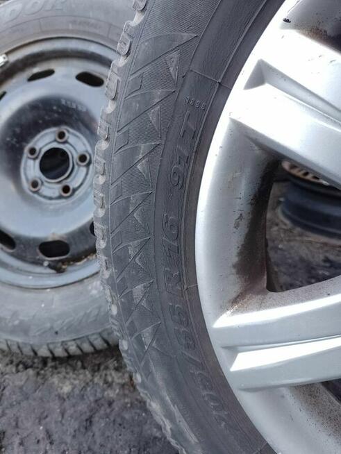 Komp Felg Aluminiowych Vw-Audi 5x112 R16+Opony Zimowe 205/55