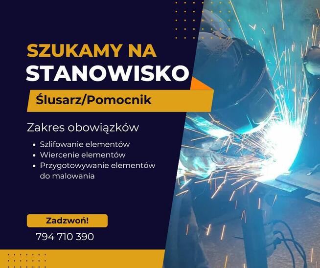 Ślusarz / Pomocnik