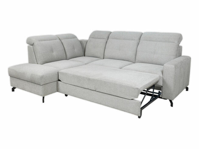 Nowoczesny narożnik Sułtan - funkcja spania + pojemnik