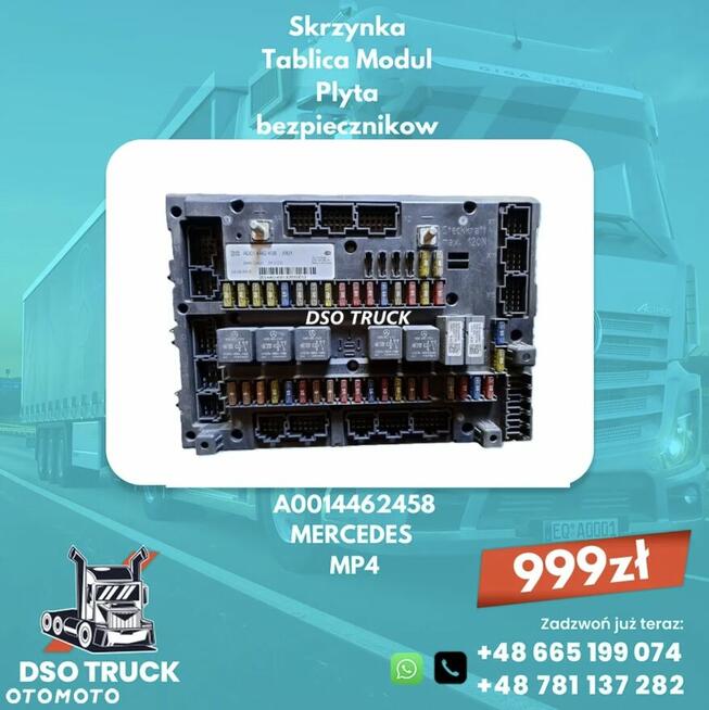 A0014462458 A0014462658 Skrzynka Tablica Modul Plyta bezpiec