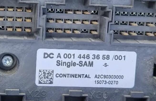 DC A0014463658 MERCEDES MP4 Skrzynka Tablica Modul Plyta bez