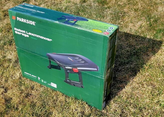 Nowa kosiarka robot Parkside PMRDA 20-Li B2 + garaż PUMRG A1