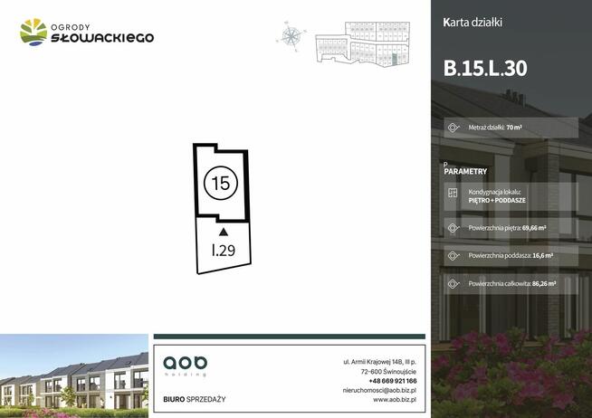 4-pokojowe mieszkanie z ogrodem w nowym szeregowcu