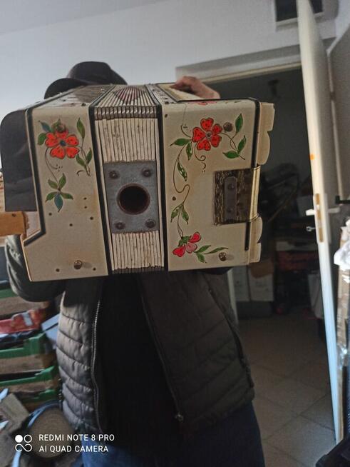 akordeon harmonia zabytkowa pedałowa 120 basów