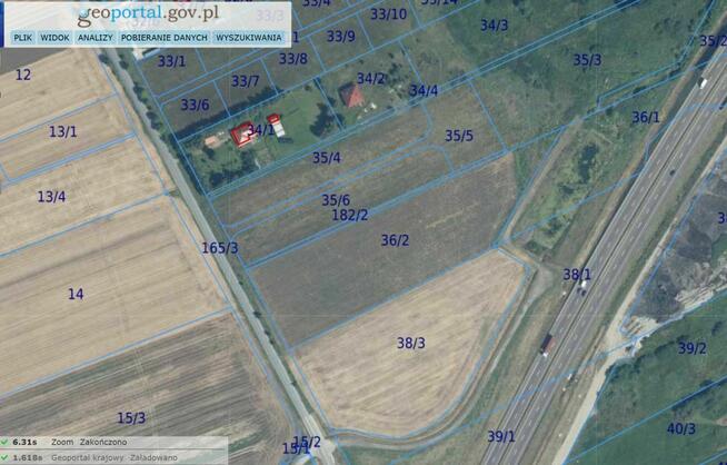 Działki budowlane od 1070m² do 1750m2 w pobliżu m.Kołobrzeg!