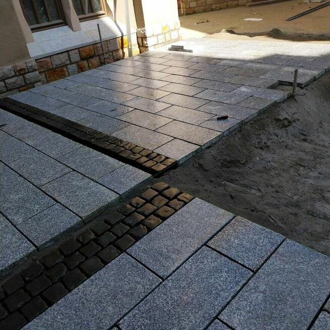 Usługi brukarskie kostka brukowa granit układanie
