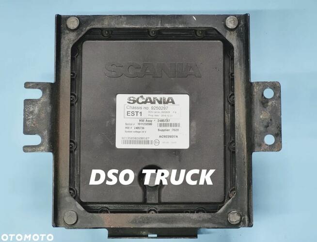 STEROWNIK OSI SKRĘTNEJ EST 1 Scania HW Assy 2405737 ECU 2632