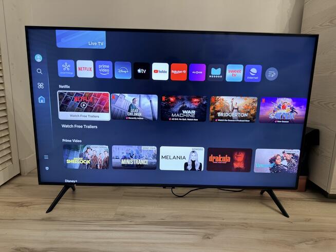 TELEWIZOR SAMSUNG 43 CAŁE 4K SMART TV