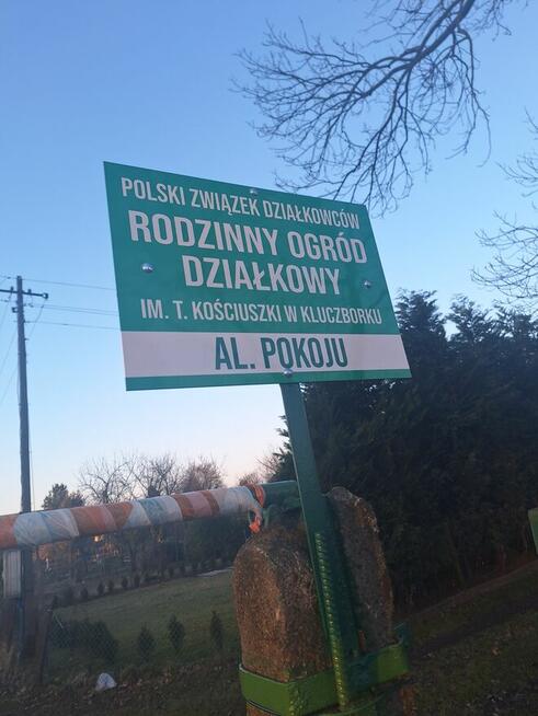 Działka ROD na Alei Pokoju 70m2 Kluczbork