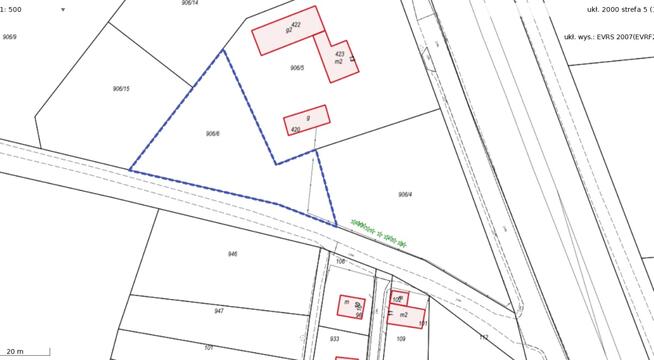 Działka budowlana z mediami i WZ gotowa pod budowę