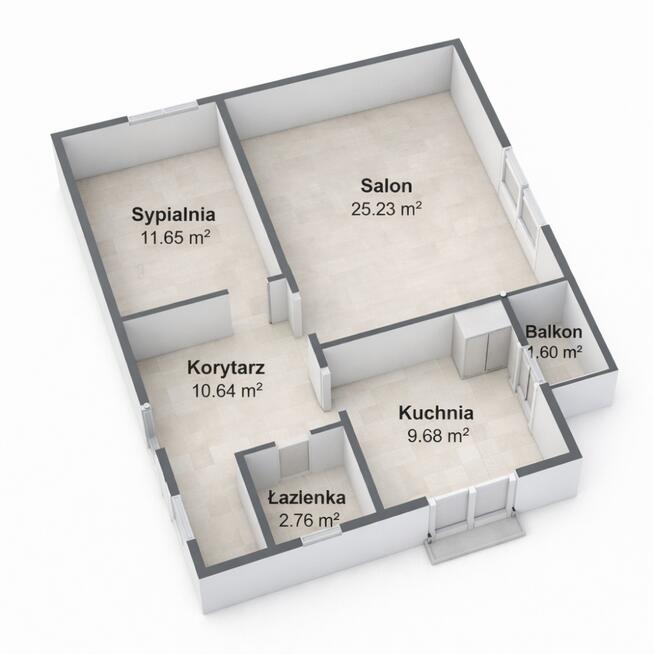 Wola | 59 m² | 3 strony świata | Metro 8 min -Park