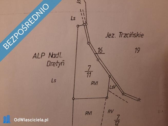 Atrakcyjna działka budowlana nad jeziorem Trzcinno