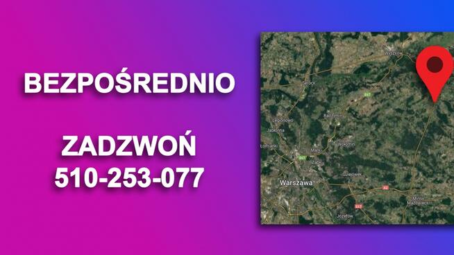 BEZPOŚREDNIO mieszkaniowo-usługowa 5450m2 przy DK50 Borki, gm. Jadów