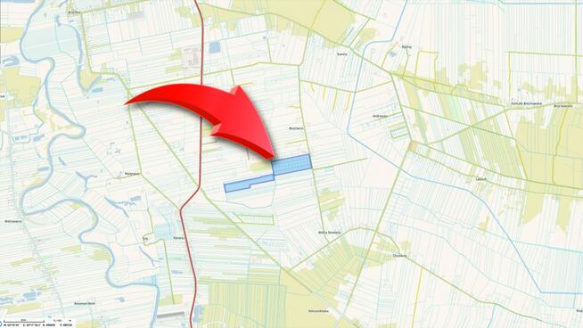 Działka inwestycyjna 11,28 ha pod osiedle – Gmina Brochów, okolice Sochaczewa | MPZP