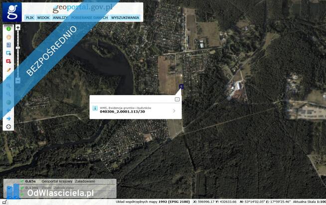 Bożenkowo - działka budowlana z warunkami zabudowy