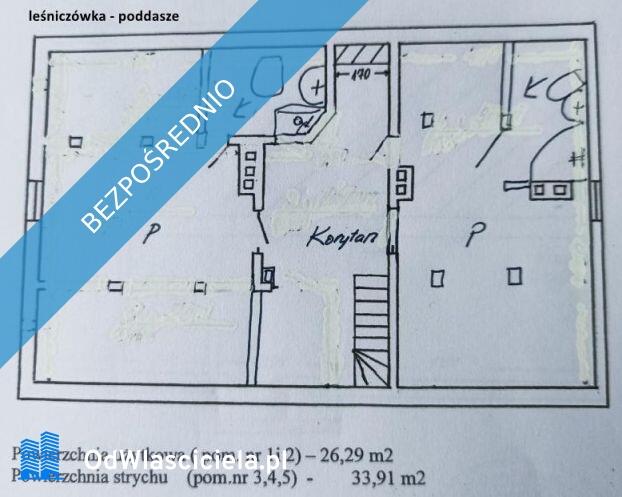 Leśniczówka + dom wolnostojący
