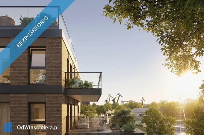 32,84 m2 w inwestycji Kapitanat, Gdańsk Śródmieście, widok na Motławę - For sale comfortable studio