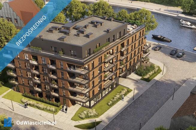 32,84 m2 w inwestycji Kapitanat, Gdańsk Śródmieście, widok na Motławę - For sale comfortable studio