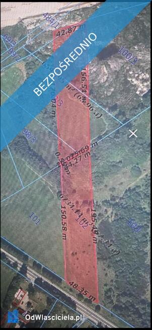 Działka Kawno 6400m2 DK6 droga krajowa nr 6 zachodniopomorskie