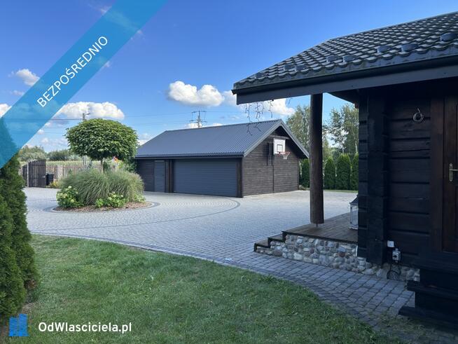 Jedyny taki dom jednorodzinny z bala drewnianego w Polsce, 176m2, duża działka 3000m2