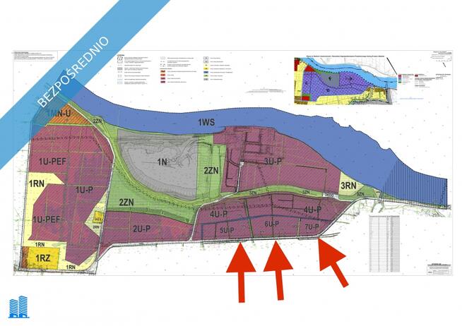 Gdańsk–Wiślinka 9,19 ha przy S7 Działki Przemysłowe UP Z MPZP Okazja!