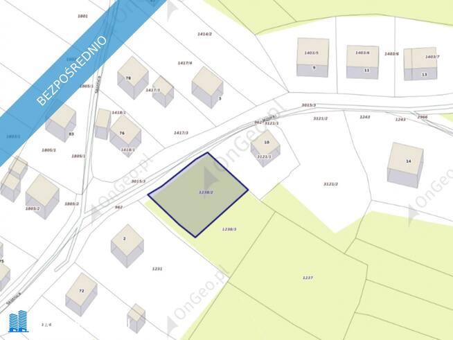 Działka 920m² z warunkami zabudowy Luszowice gmina Chrzanów