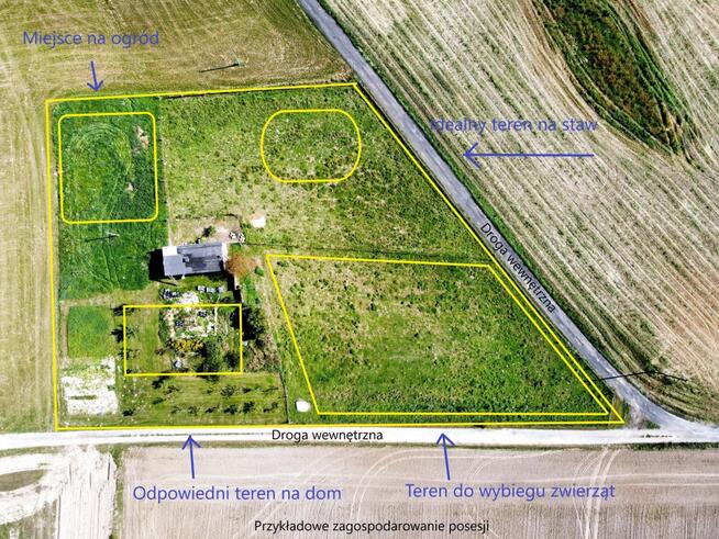 Mini ranczo pośród jezior / Buk Góralski / Pojezierze Brodnickie