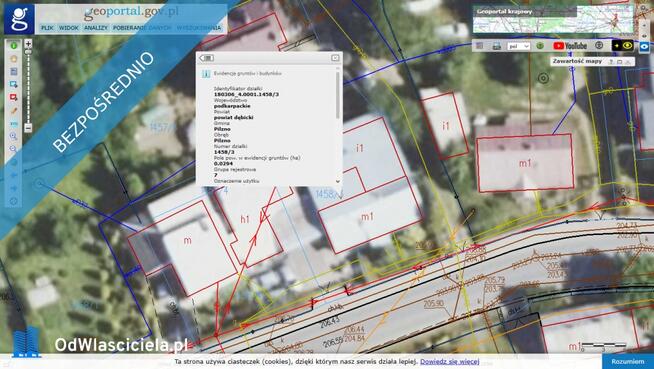 SPRZEDAM 1/2 udziału ( 50% ) Prawa Własności w nieruchomości Pilzno ul. 3 Maja 20