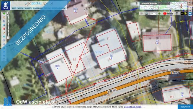 SPRZEDAM 1/2 udziału ( 50% ) Prawa Własności w nieruchomości Pilzno ul. 3 Maja 20