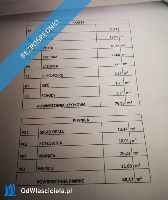 Na sprzedaż dom o powierzchni ok. 77 m² z budynkiem gospodarczym na dużej działce 1264 m²