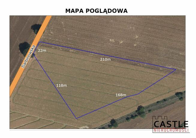 Działka inwestycyjna Poznań gm. Poznań-Nowe Miasto Żegrze, Sarbinowska