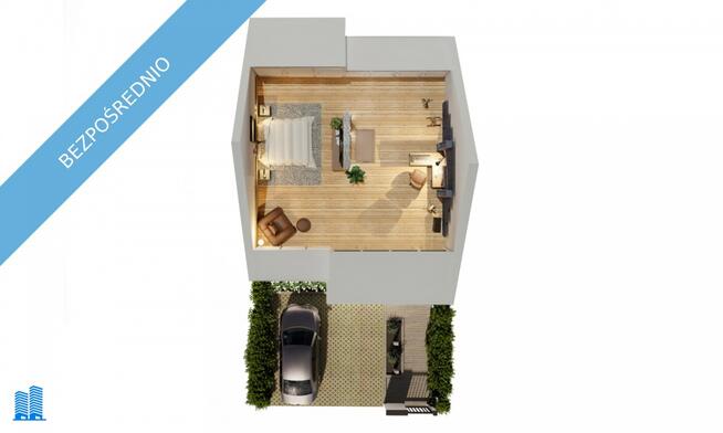 4-pokojowe mieszkanie z ogrodem w nowym szeregowcu