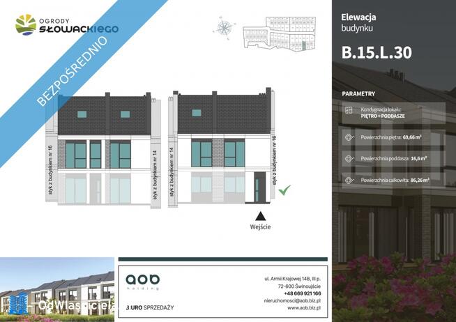 4-pokojowe mieszkanie z ogrodem w nowym szeregowcu