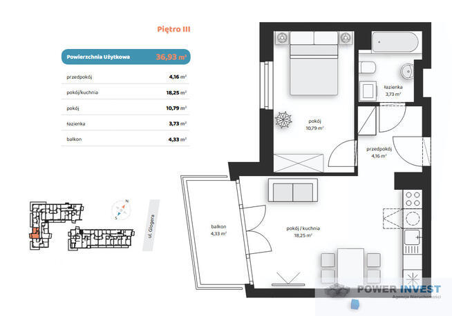 Nowe, komfortowe 2-pokojowe z balkonem, winda