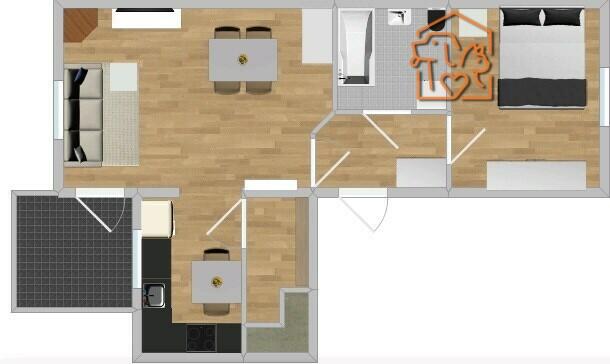 Naramowicka 203d, 2 pokoje przyjazne zwierzętom