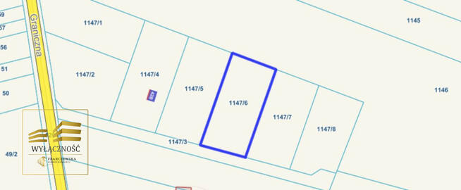 Działka budowlana Niedrzwica Duża, Graniczna