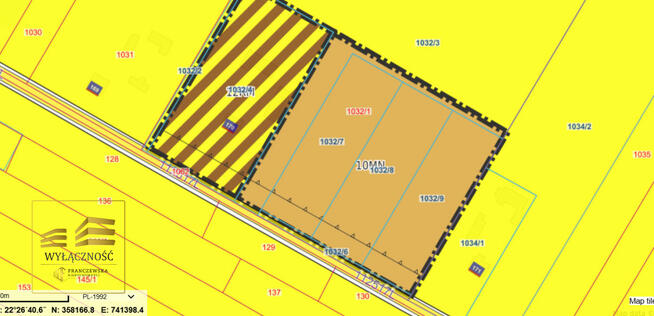 Działka budowlana Strzyżewice,