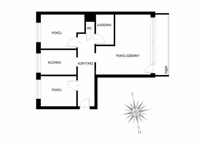 Mieszkanie 3-pok. 60m2 w bloku z windą blisko PKP